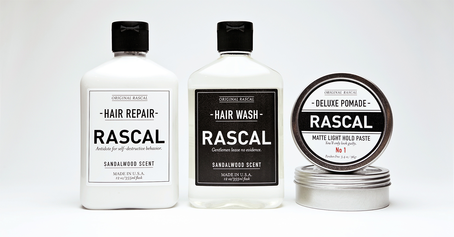 Rascal - Logo Design, Hair Products 