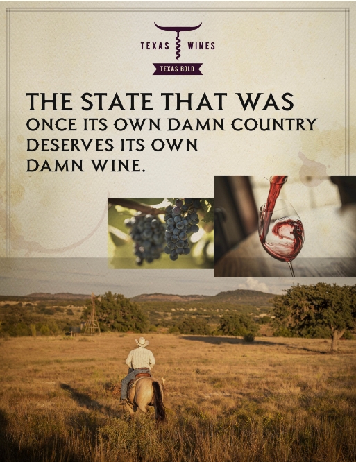 Texas Wines - Own Country, Poster