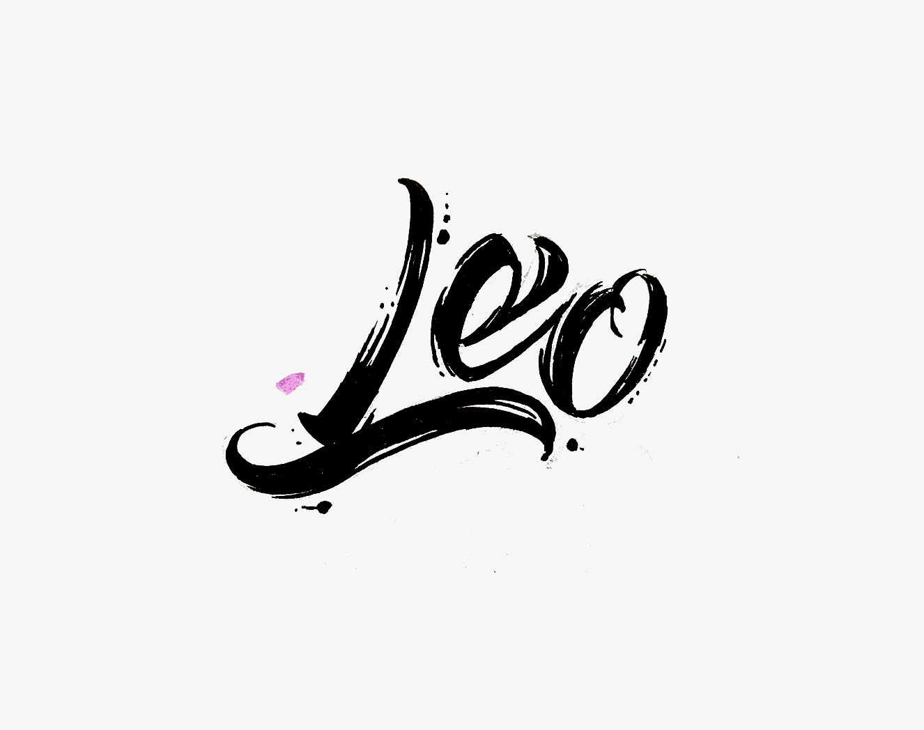 Leo Cyber Security - 3 Logo designs, Black on White