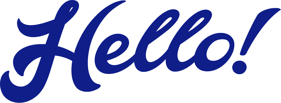 Hello Carwash - Logo Design, Blue on Teal