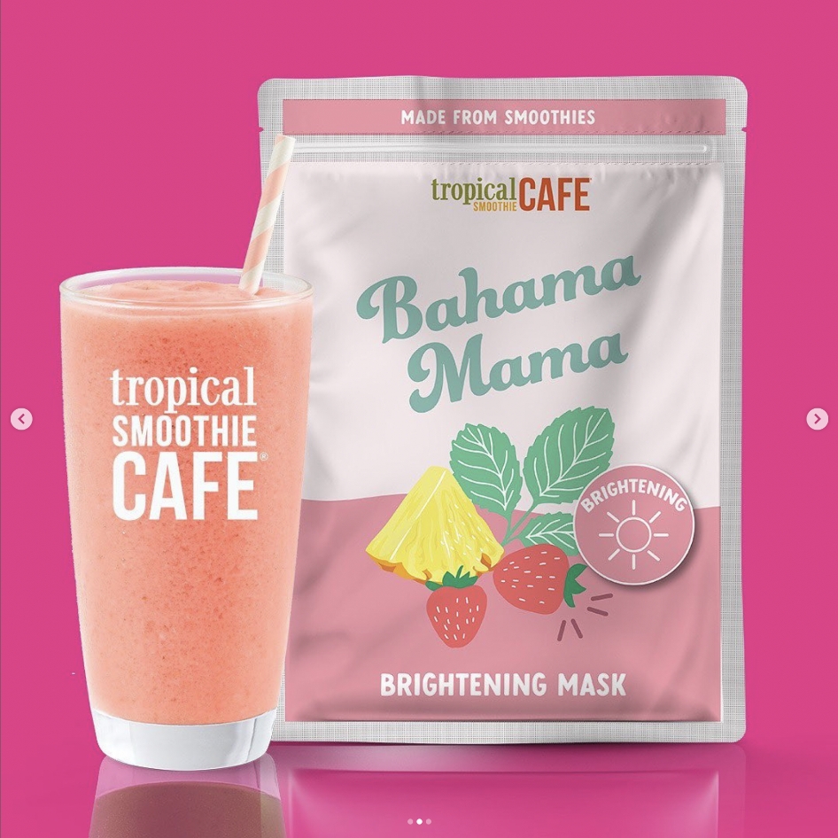 Tropical Smoothie Cafe - Logo Design, Bahama Mama, Graphic