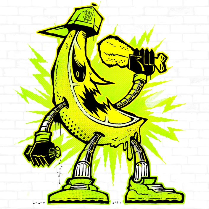Wingstop - Lemon Pepper Character Graphic