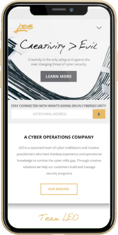 Leo Cyber Security - Logo Phone 