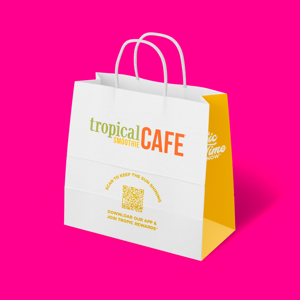 Tropical Smoothie Cafe Product Bag