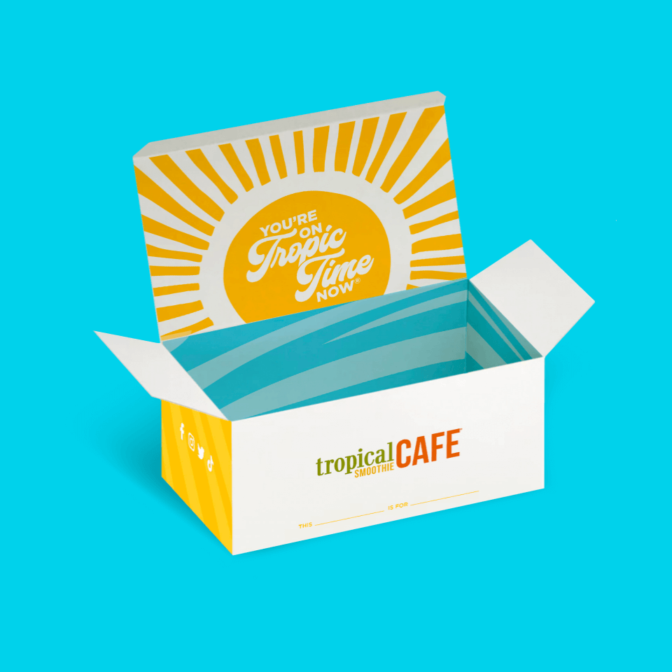 Tropical Smoothie Cafe Product Box